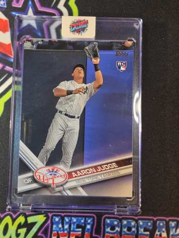 2017 Topps Series 1 Aaron Judge RC #287 Catching/Fielding Base